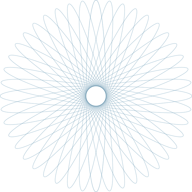 illustration d'une rosace